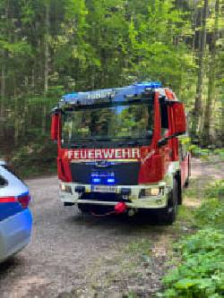 Feuerwehr Ybbsitz zu Forstunfall mit Todesopfer ausgerückt